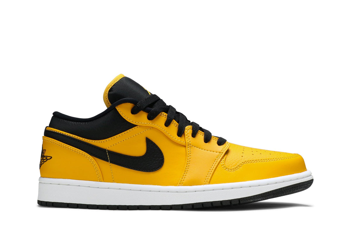 Retro 1 Low Sneakers — University Gold Black — 553558-700