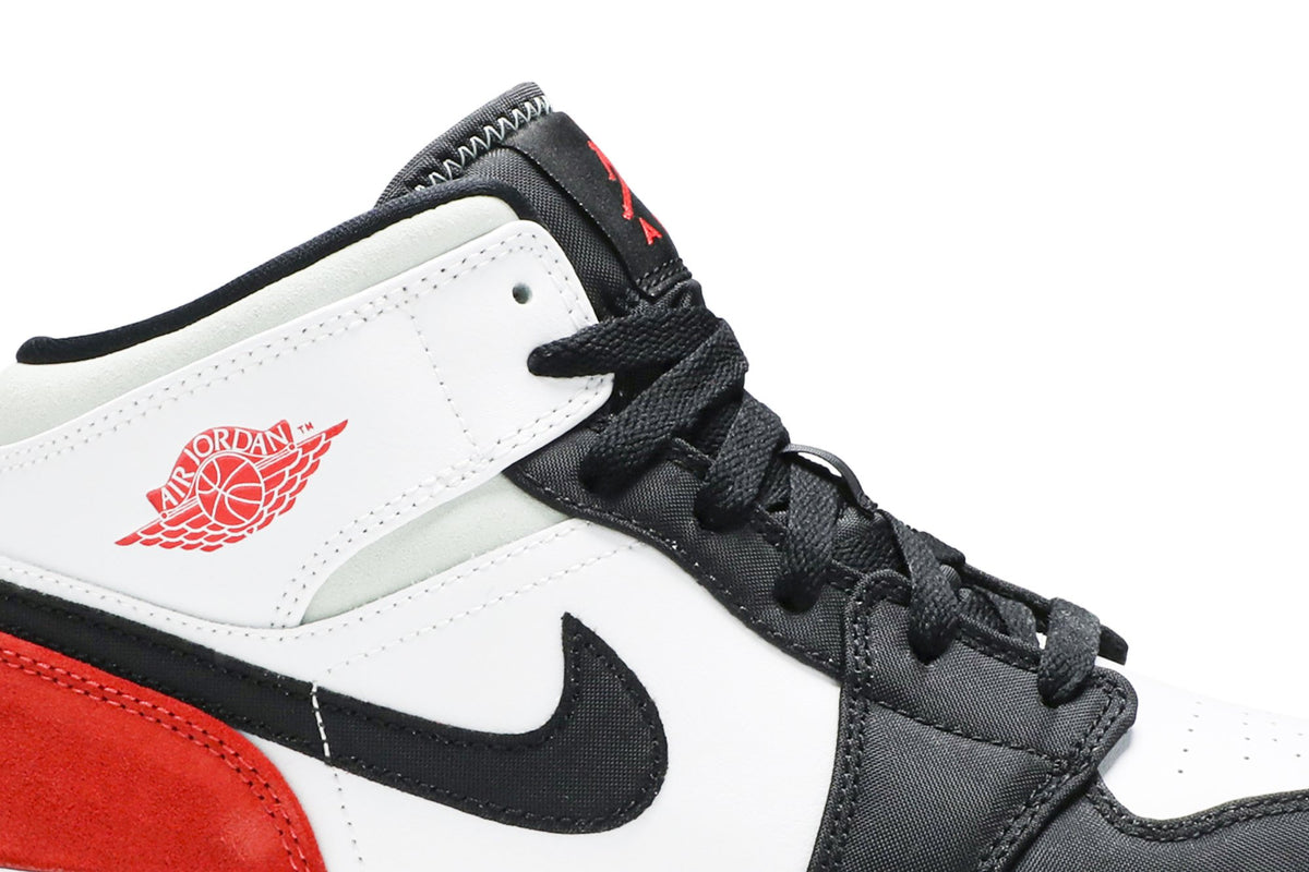Retro 1 Mid GS Sneakers — Red Mint — BQ6931-100