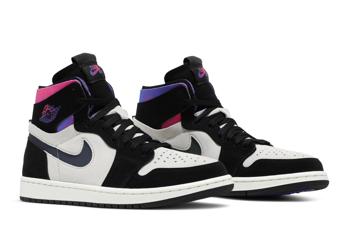 Paris Saint-Germain Collaboration — Retro 1 High Zoom Comfort Sneakers — Paris — DB3610-105