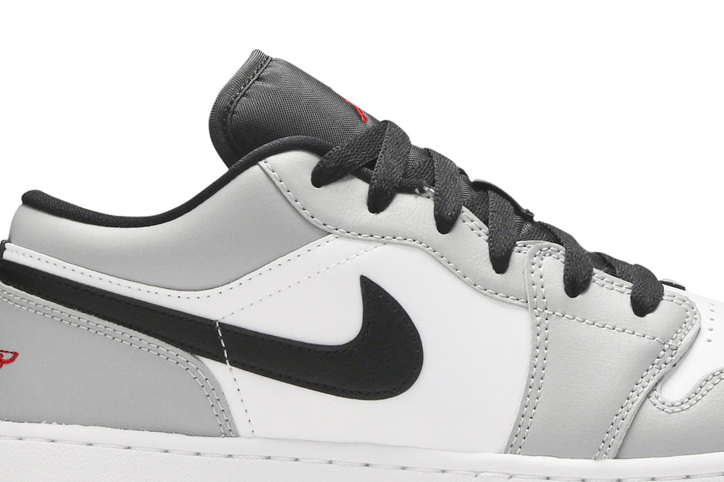 Retro 1 Low GS Sneakers — Light Smoke Grey — 553560-030