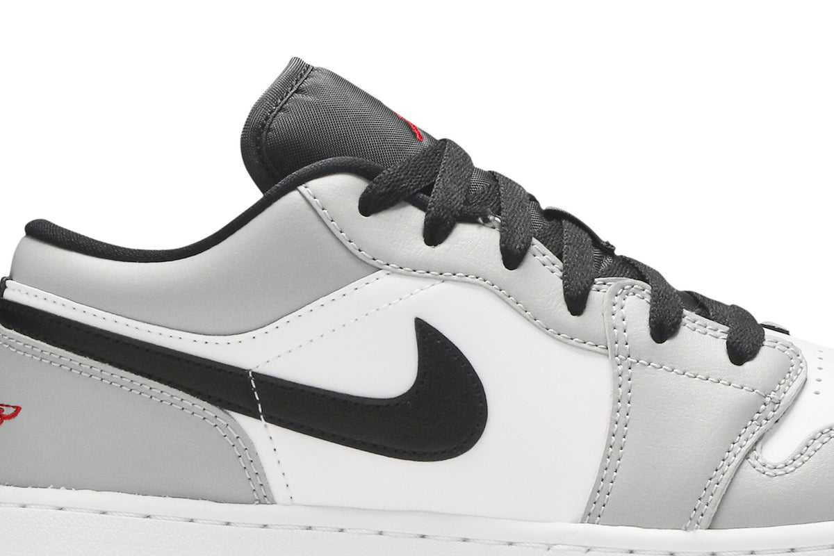 Retro 1 Low GS Sneakers — Light Smoke Grey — 553560-030