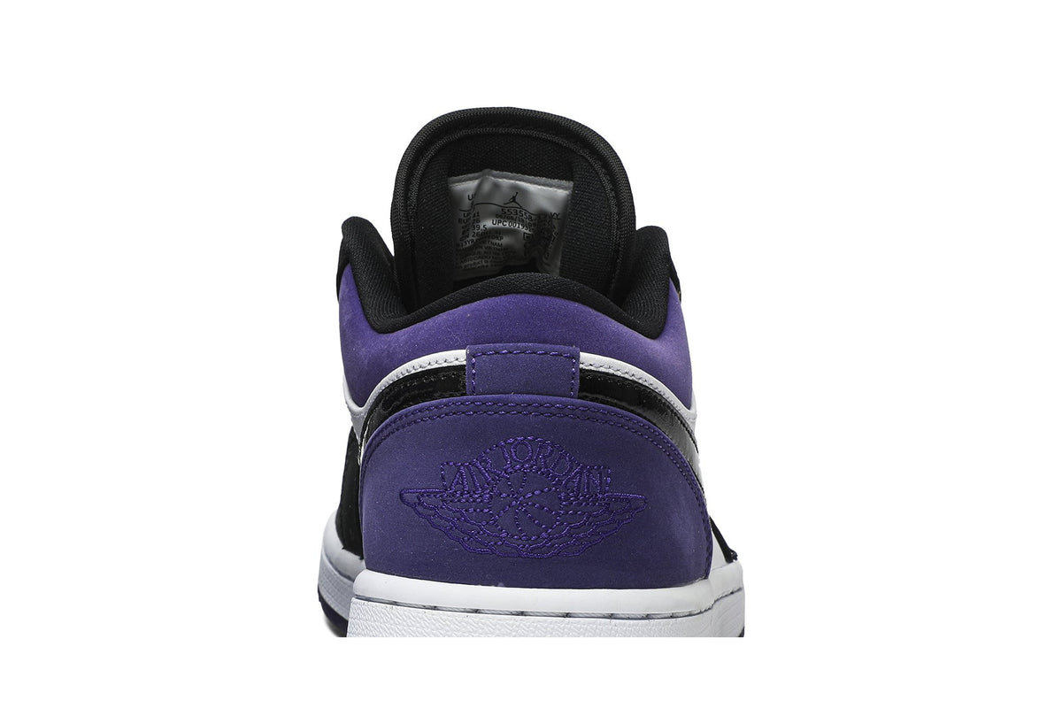 Retro 1 Low Sneakers — Court Purple — 553558-125
