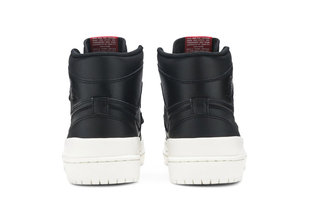 Retro 1 High Double Strap Sneakers — Black — AQ7924-001