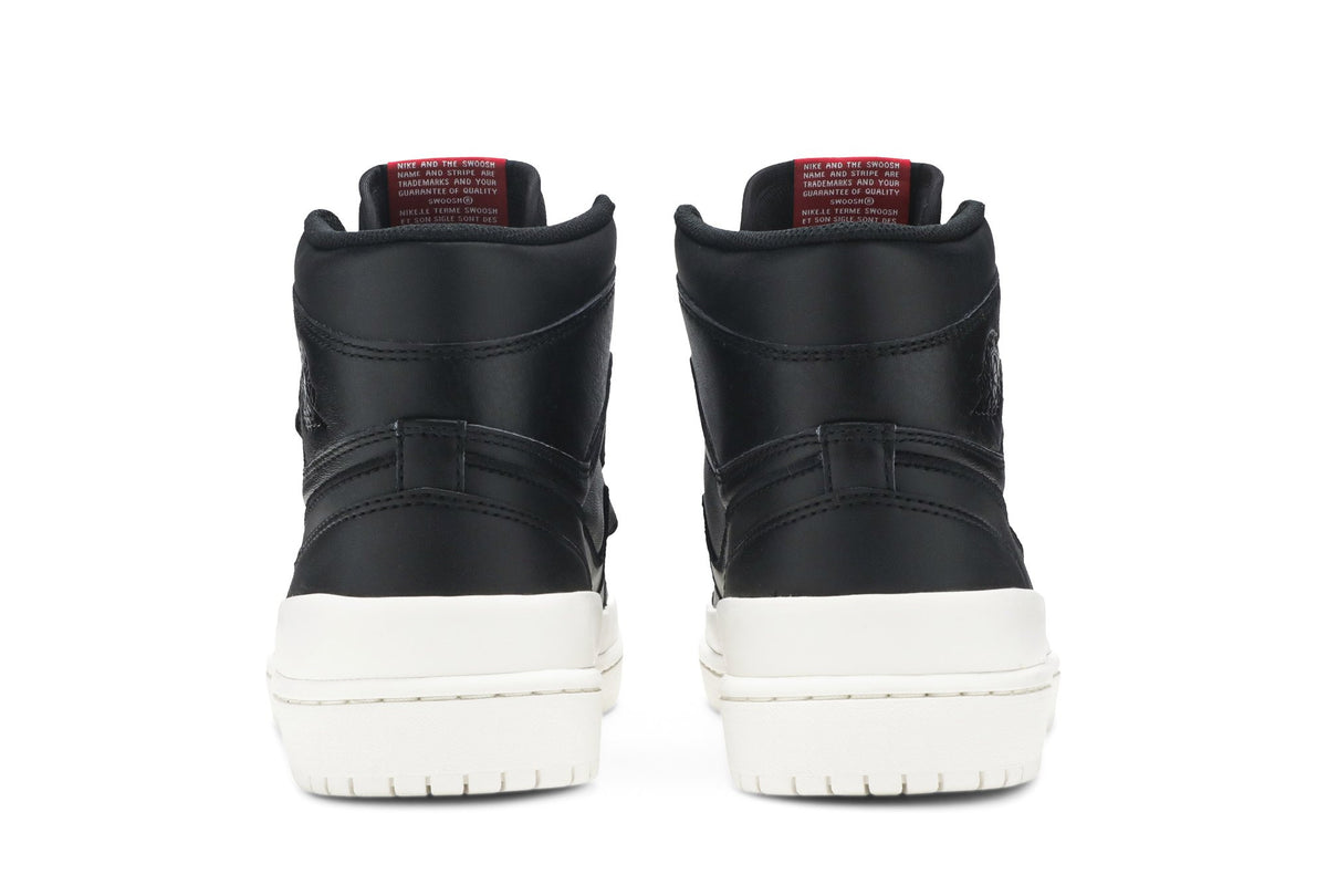 Retro 1 High Double Strap Sneakers — Black — AQ7924-001