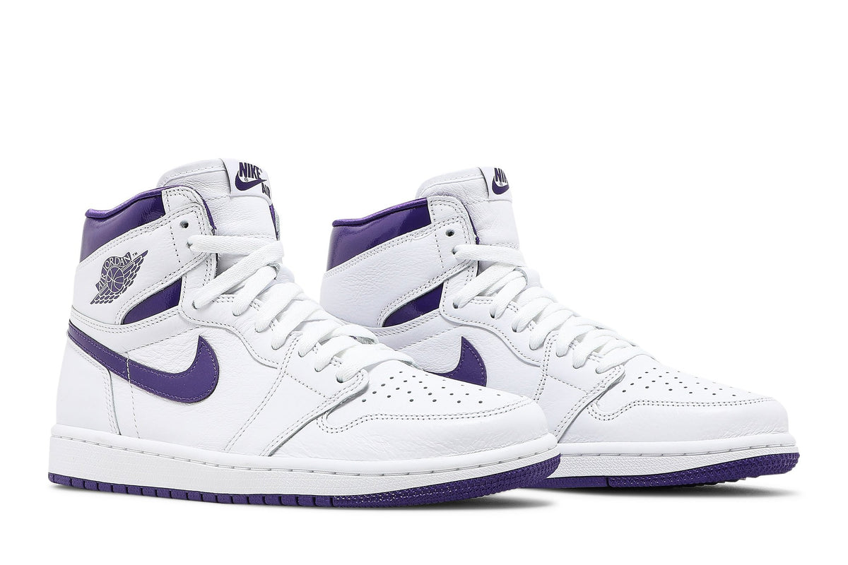 Retro 1 High OG Sneakers — Court Purple — CD0461-151
