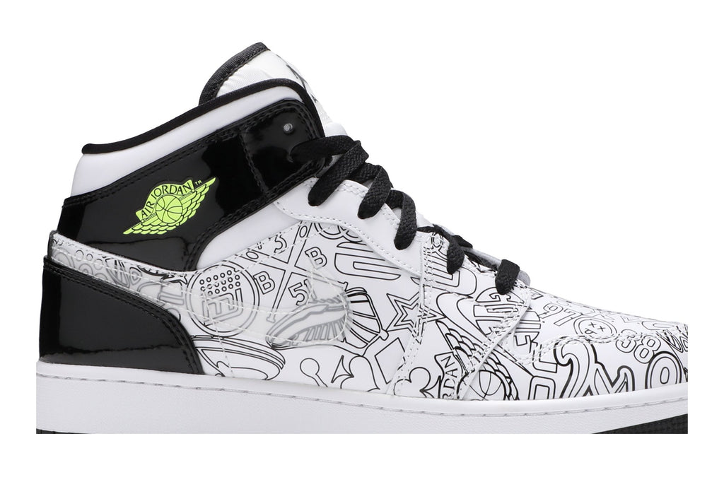 Retro 1 Mid SE GS Sneakers — DIY — DC4099-100