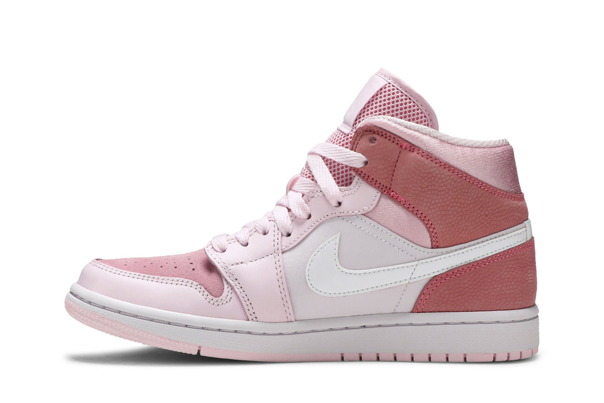 Retro 1 Mid Sneakers — Digital Pink — CW5379-600