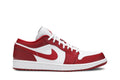 Retro 1 Low Sneakers — Gym Red — 553558-611