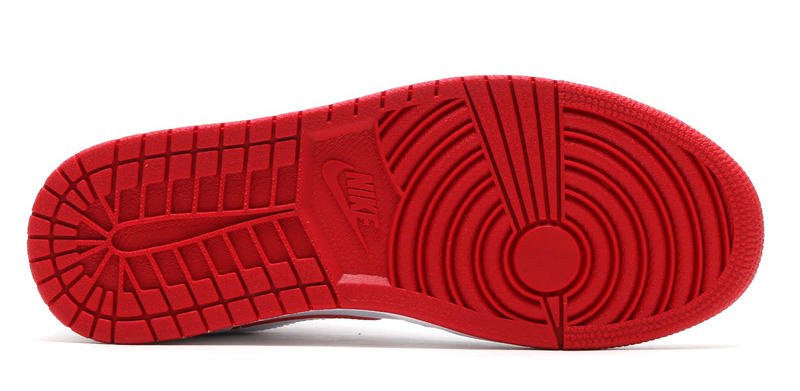 Retro 1 Mid Sneakers — White Gym Red — 554724-103