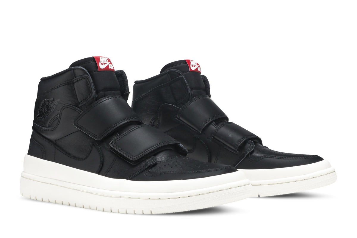 Retro 1 High Double Strap Sneakers — Black — AQ7924-001