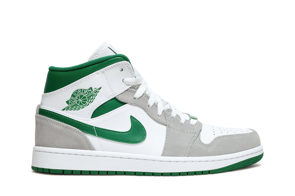 Retro 1 Mid SE Sneakers — Grey Pine Green — DC7294-103