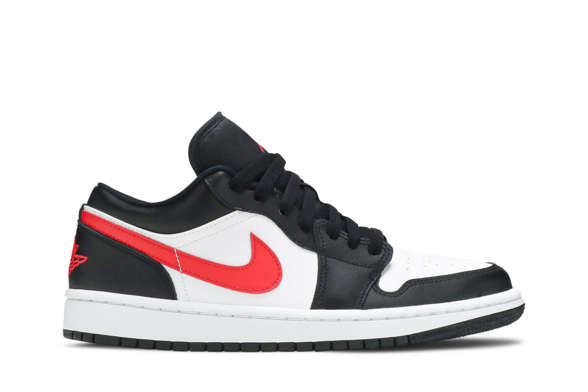 Retro 1 Low Sneakers — Siren Red — DC0774-004