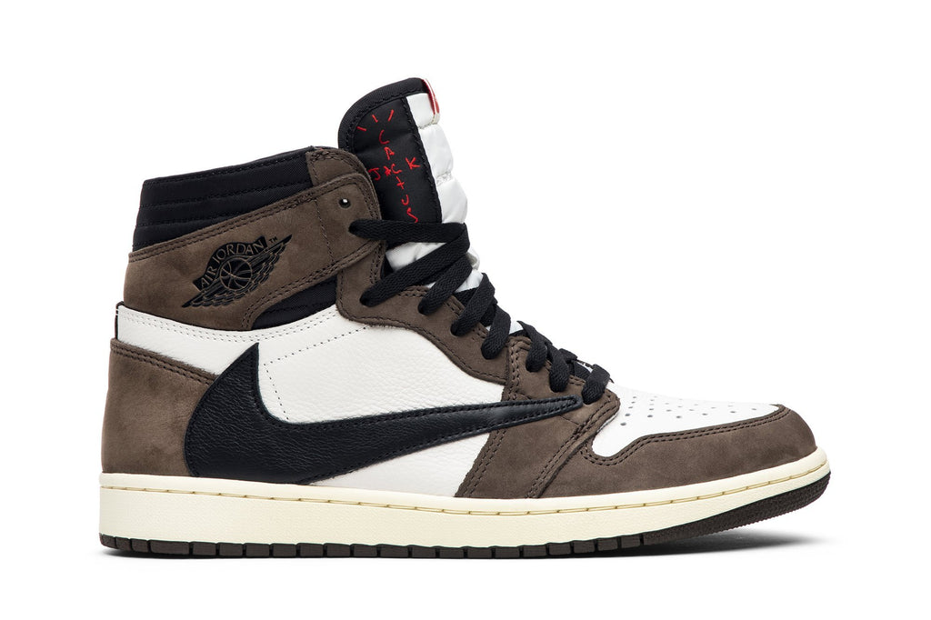 Travis Scott Collaboration — Retro 1 High OG Sneakers — Mocha — CD4487-100