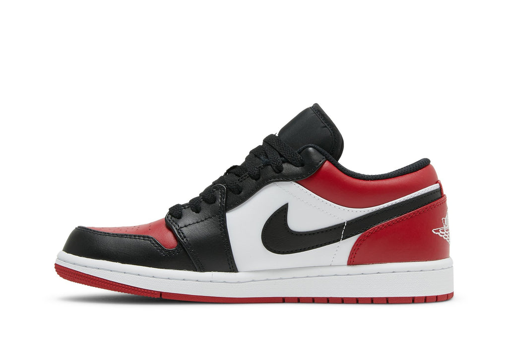 Retro 1 Low Sneakers — Bred Toe — 553558-612
