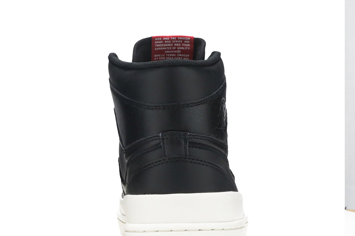 Retro 1 High Double Strap Sneakers — Black — AQ7924-001
