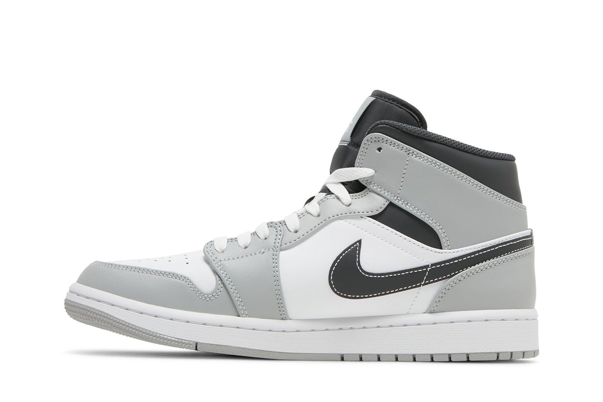 Retro 1 Mid Sneakers — Light Smoke Grey — 554724-078