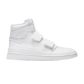 Retro 1 High Double Strap Sneakers — Summit White — AQ7924-100