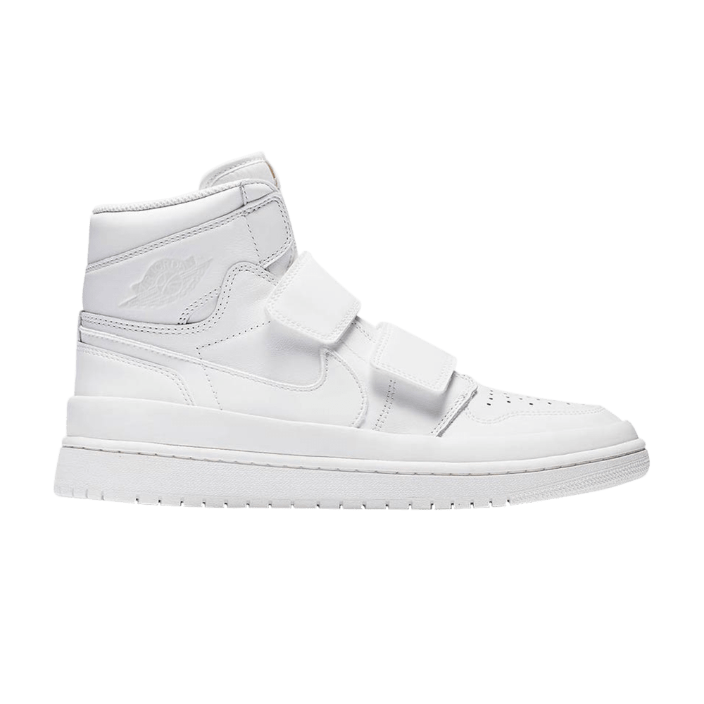 Retro 1 High Double Strap Sneakers — Summit White — AQ7924-100