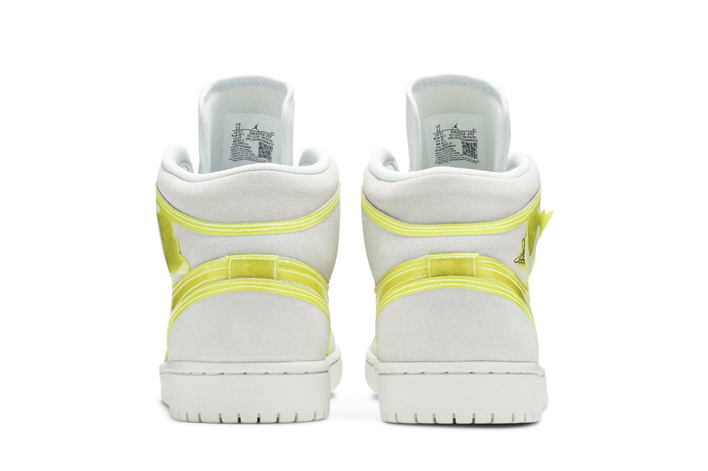 Retro 1 Mid LX Sneakers — Off White Opti Yellow — DA5552-107