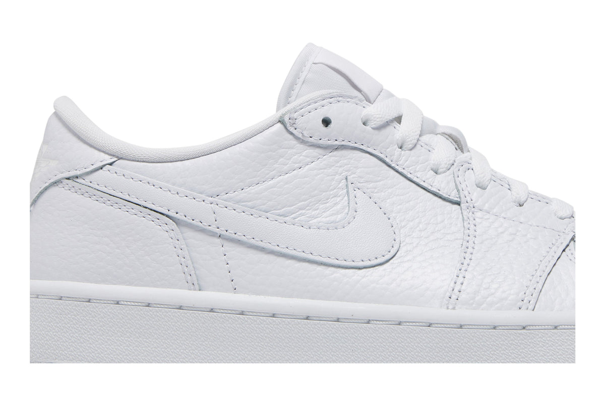 Retro 1 Low Golf Shoes — Triple White — DD9315-101