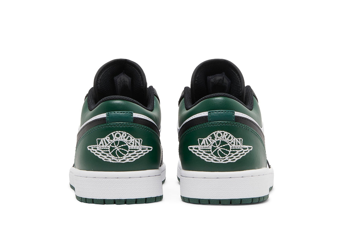 Retro 1 Low Sneakers — Green Toe — 553558-371
