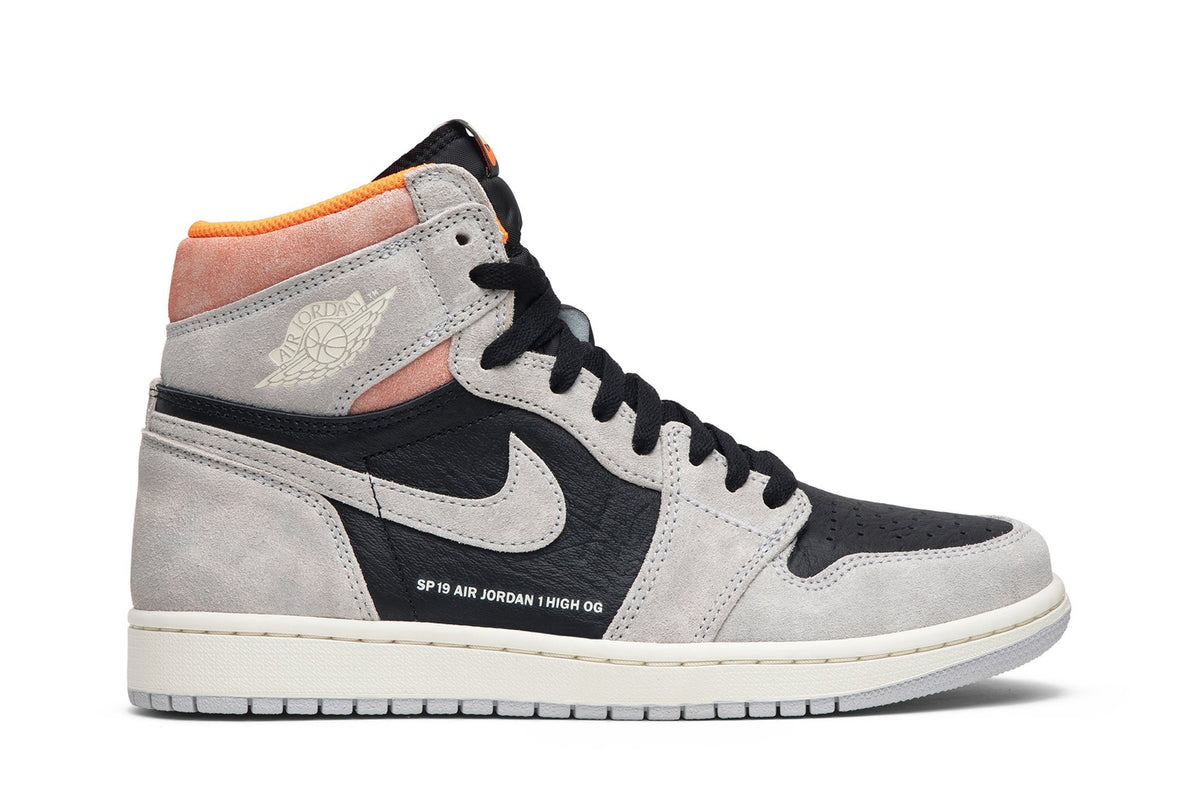 Retro 1 High OG Sneakers — Neutral Grey — 555088-018