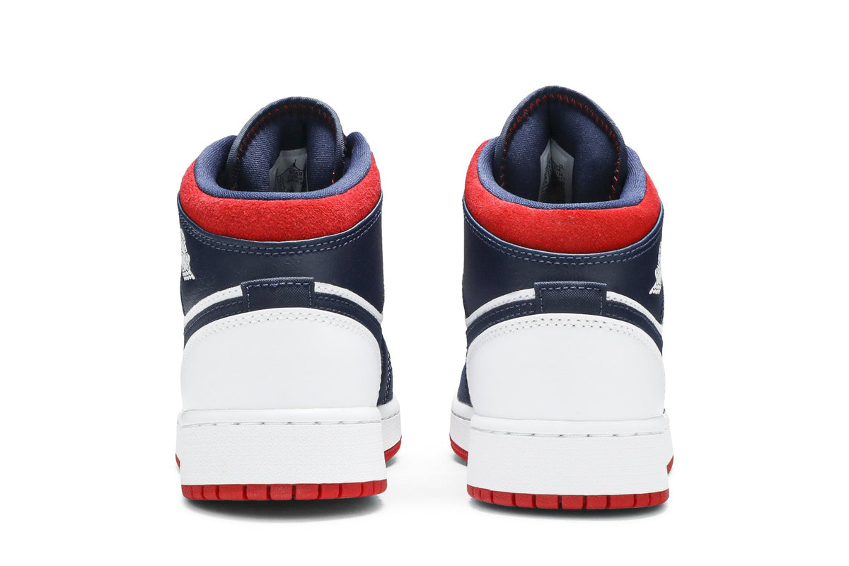 Retro 1 Mid GS Sneakers — USA Olympic — BQ6931-104