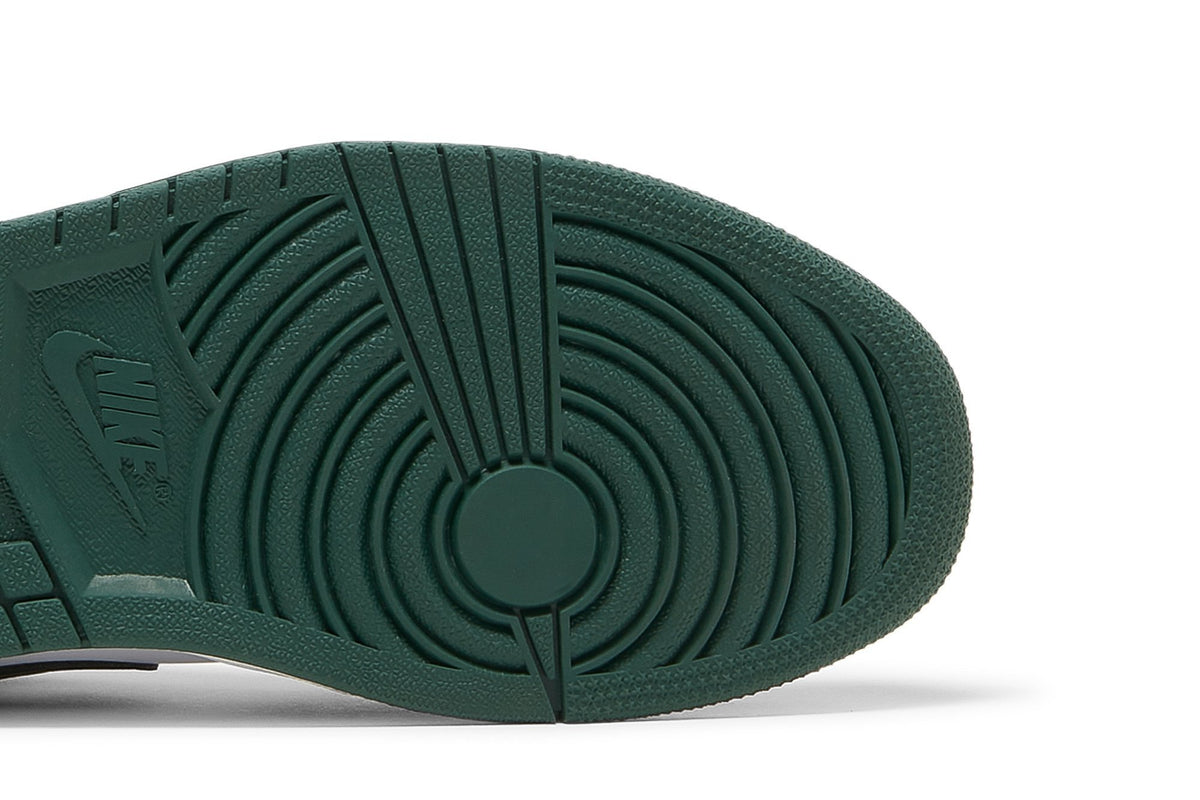 Retro 1 Low Sneakers — Green Toe — 553558-371