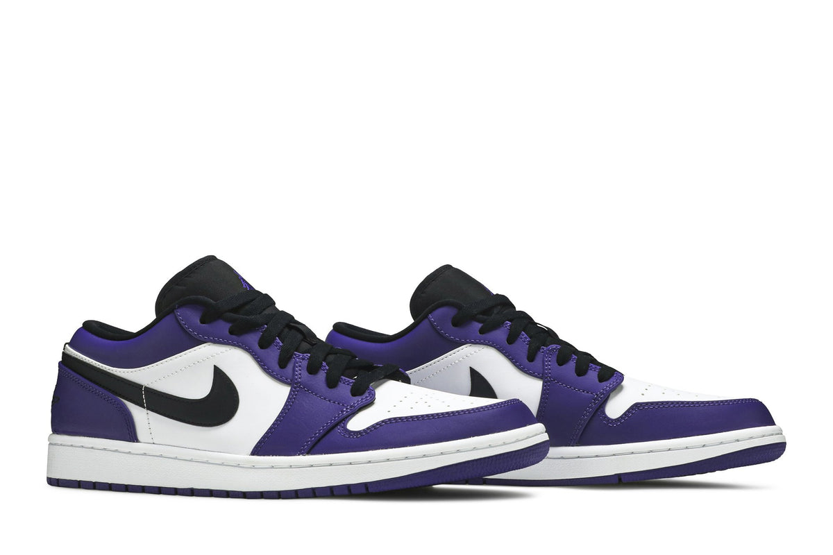 Retro 1 Low Sneakers — Court Purple — 553558-500
