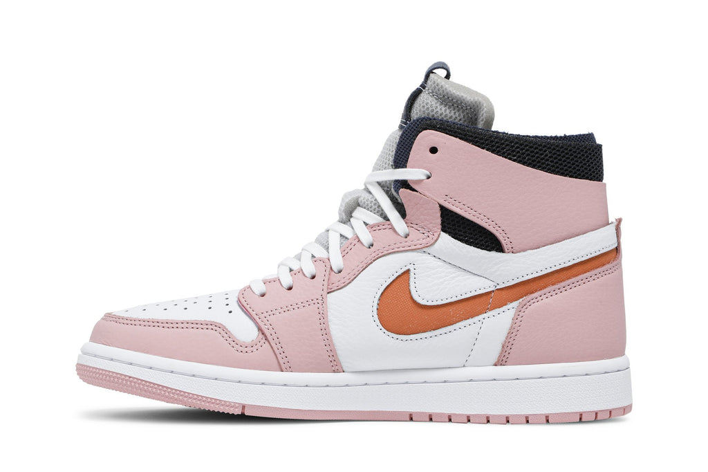 Retro 1 High Zoom Sneakers — Pink Glaze — CT0979-601