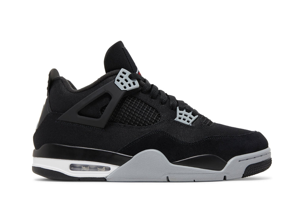 Retro 4 SE Sneakers — Black Canvas — DH7138-006
