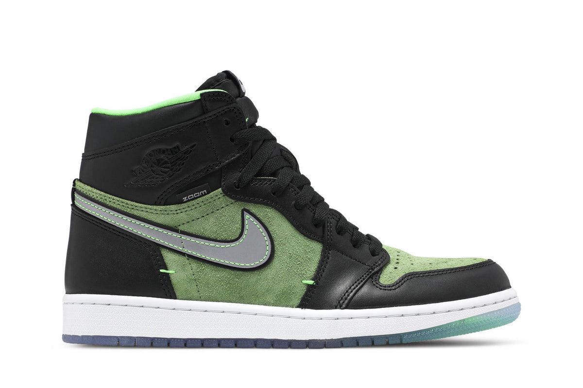 Retro 1 High Zoom Sneakers — Zen Green — CK6637-002