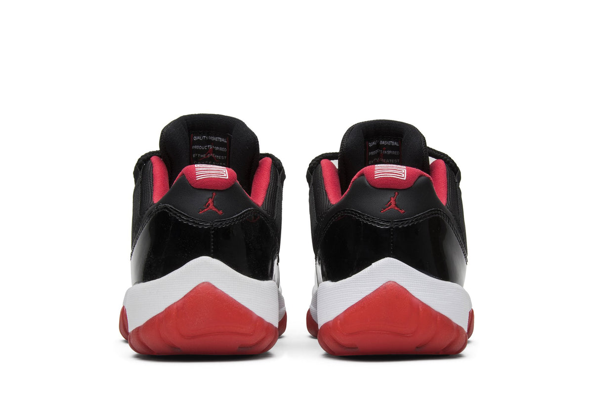 Retro 11 Low Sneakers — Bred — 528895-012