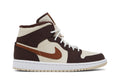Retro 1 Mid SE Sneakers — Cream Dark Chocolate — DO6699-200