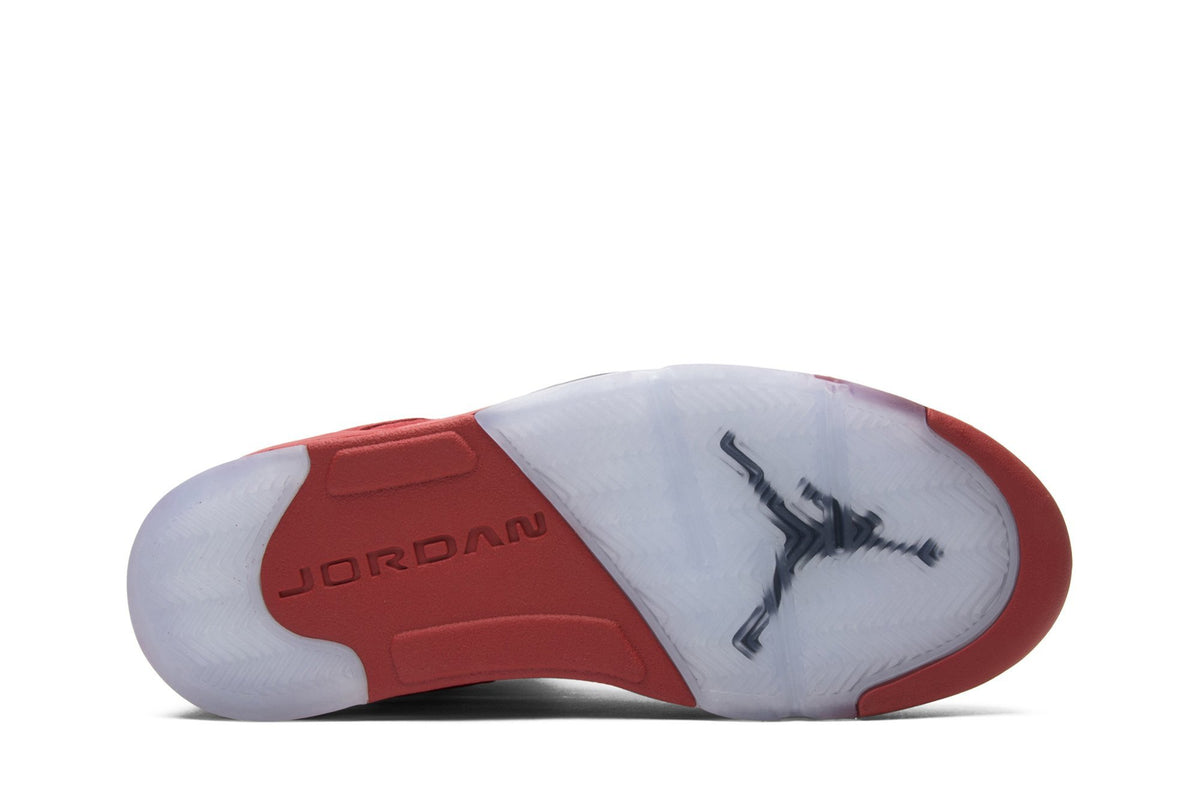 Retro 5 Sneakers — Red Suede — 136027-602