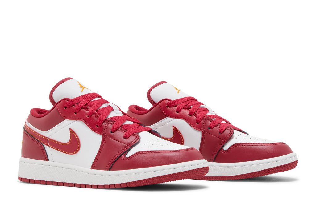 Retro 1 Low GS Sneakers — Cardinal Red — 553560-607