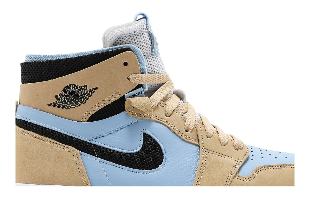 Retro 1 High Zoom Comfort Sneakers — Psychic Blue Sesame — CT0979-400