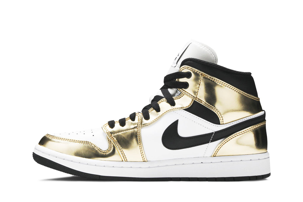 Retro 1 Mid SE Sneakers — Metallic Gold — DC1419-700