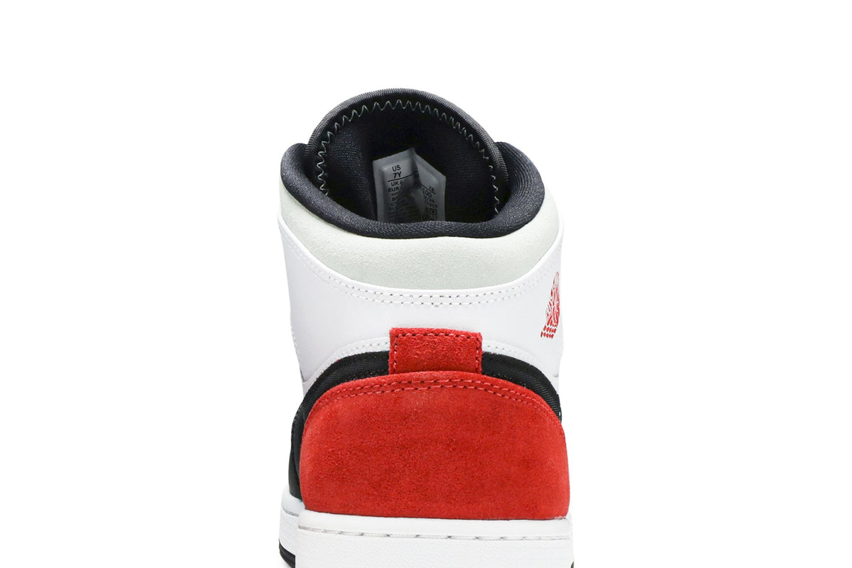Retro 1 Mid GS Sneakers — Red Mint — BQ6931-100