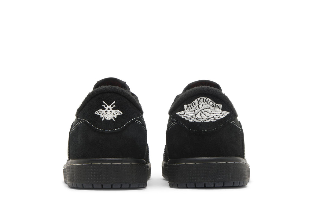 Travis Scott Collaboration — Retro 1 Low OG SP Sneakers — Black Phantom — DM7866-001