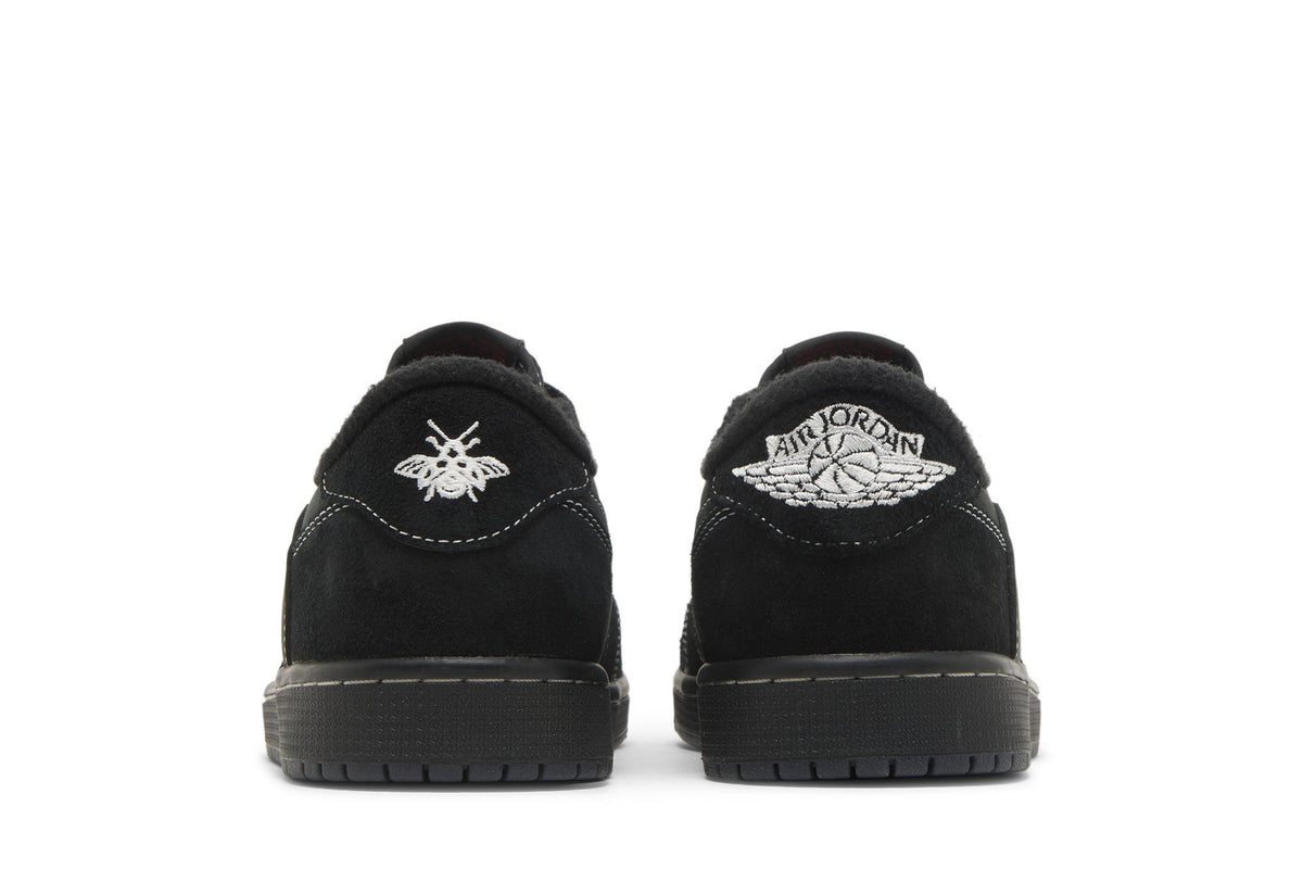 Travis Scott Collaboration — Retro 1 Low OG SP Sneakers — Black Phantom — DM7866-001