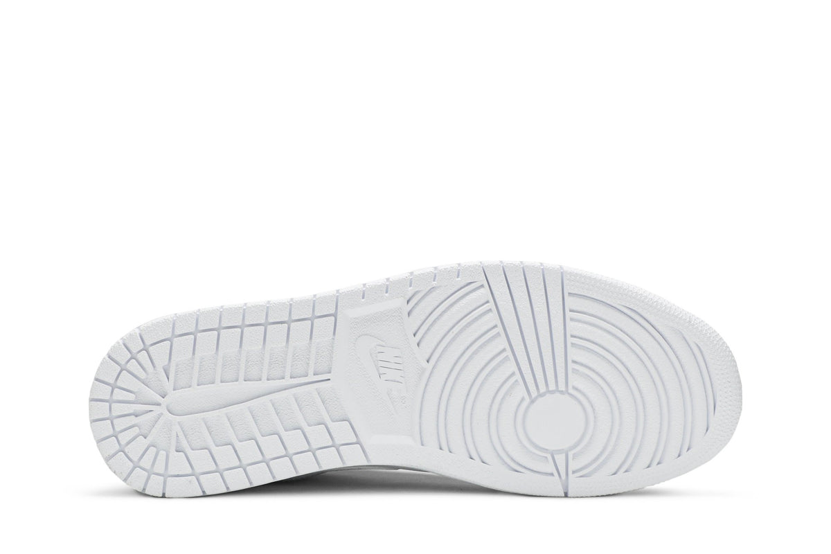 Retro 1 Low Sneakers — Triple White — 553558-130