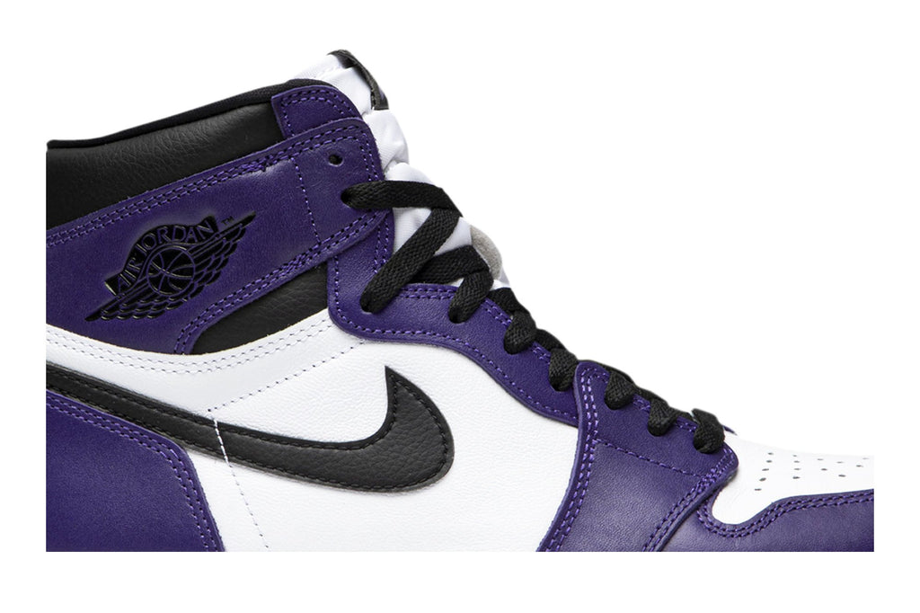 Retro 1 High OG Sneakers — Court Purple 2.0 — 555088-500