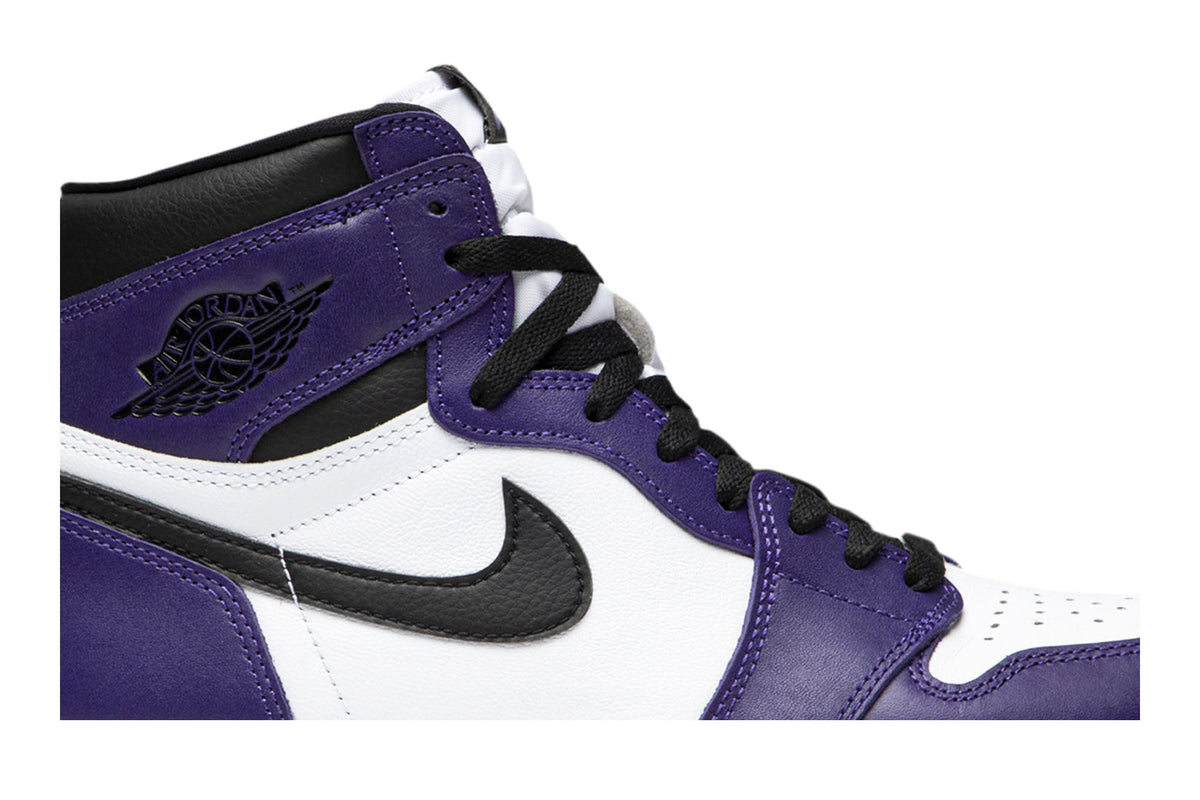 Retro 1 High OG Sneakers — Court Purple 2.0 — 555088-500