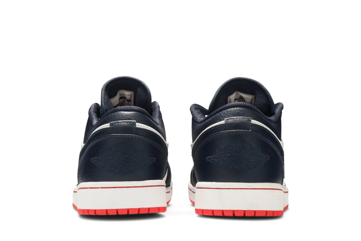 Retro 1 Low Sneakers — Obsidian Ember — 553558-481