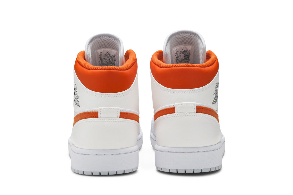 Retro 1 Mid Sneakers — Starfish — CW7591-100