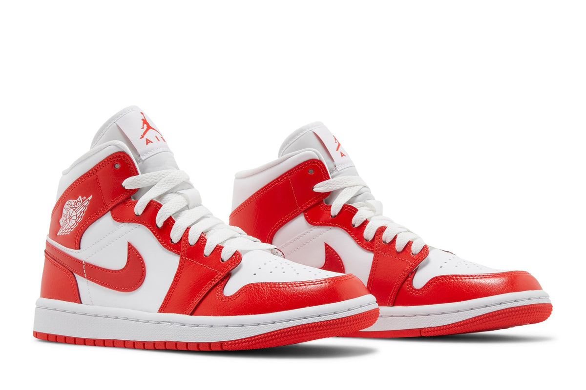 Retro 1 Mid Sneakers — Habanero Red — BQ6472-116