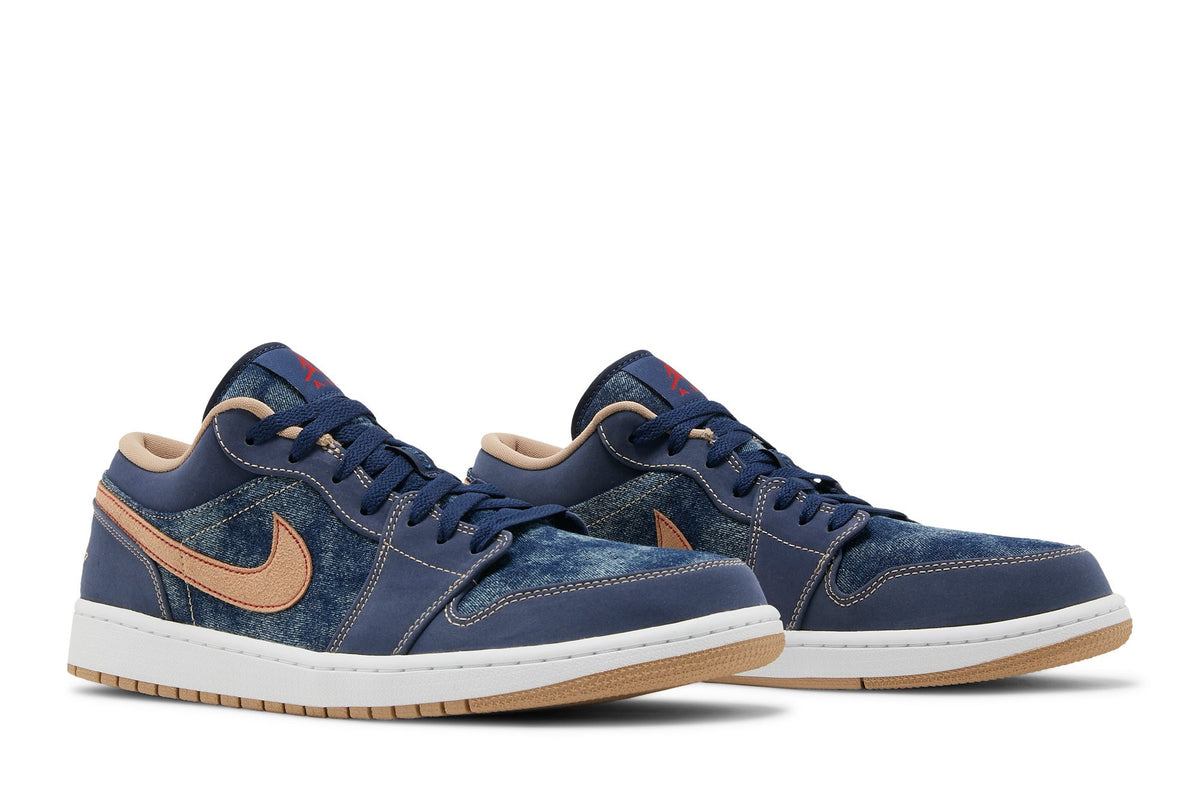 Retro 1 Low SE Sneakers — Denim — DH1259-400