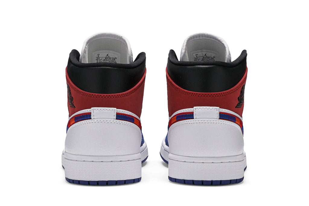 Retro 1 Mid Sneakers — Multicolored Swoosh — 852542-146