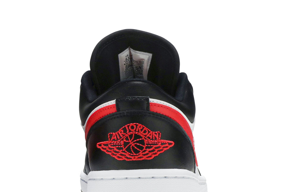 Retro 1 Low Sneakers — Siren Red — DC0774-004